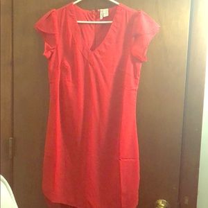 Red elegant mini dress. NEVER WORN